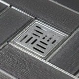 Watercourse 4-Inch Square Shower Drain