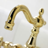 Heritage Two-Handle 2-Hole Tub Wall Mount Clawfoot Tub Faucet