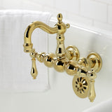 Heritage Two-Handle 2-Hole Tub Wall Mount Clawfoot Tub Faucet