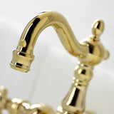 Heritage Two-Handle 2-Hole Tub Wall Mount Clawfoot Tub Faucet