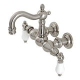 Heritage Two-Handle 2-Hole Tub Wall Mount Clawfoot Tub Faucet