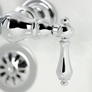 Vintage Two-Handle 2-Hole Tub Wall Mount Clawfoot Tub Faucet