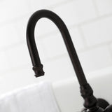 Vintage Two-Handle 2-Hole Tub Wall Mount Clawfoot Tub Faucet