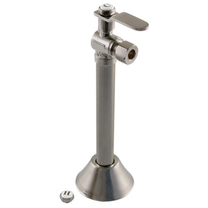Whitaker 1/2-Inch Sweat x 3/8-Inch O.D. Comp Angle Shut-Off Valve with 5-Inch Extension