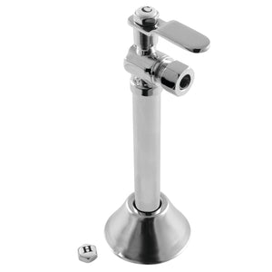 Whitaker 1/2-Inch Sweat x 3/8-Inch O.D. Comp Angle Shut-Off Valve with 5-Inch Extension