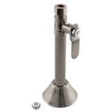 Whitaker 1/2-Inch Sweat x 3/8-Inch O.D. Comp Straight Shut-Off Valve with 5-Inch Extension