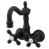 Vintage Two-Handle 2-Hole Tub Wall Mount Clawfoot Tub Faucet