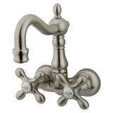 Vintage Two-Handle 2-Hole Tub Wall Mount Clawfoot Tub Faucet