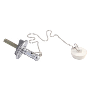 Vintage Rubber Stopper Chain and Attachment