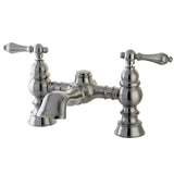 Heritage Two-Handle 2-Hole Deck Mount Clawfoot Tub Faucet