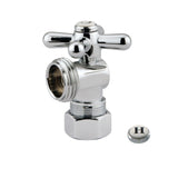 Vintage 5/8-Inch O.D. Comp x 3/4-Inch Hose Thread Quarter-Turn Angle Shut-Off Valve