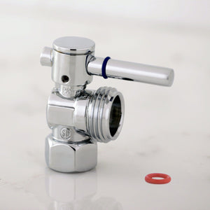 Fauceture 1/2-Inch FIP x 3/4-Inch Hose Thread Quarter-Turn Angle Shut-Off Valve, for Washing Machine