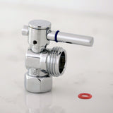 Fauceture 1/2-Inch FIP x 3/4-Inch Hose Thread Quarter-Turn Angle Shut-Off Valve, for Washing Machine