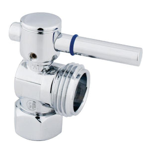Fauceture 1/2-Inch FIP x 3/4-Inch Hose Thread Quarter-Turn Angle Shut-Off Valve, for Washing Machine