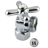 Vintage 1/2-Inch FIP x 3/4-Inch Hose Thread Quarter-Turn Angle Shut-Off Valve, for Washing Machine