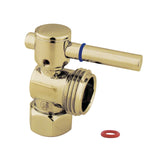 Fauceture 1/2-Inch IPS x 3/4-Inch Hose Thread Quarter-Turn Angle Stop Valve
