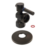1/2-Inch FIP x 3/4-Inch Hose Thread Quarter-Turn Angle Shut-Off Valve with Flange