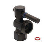 Fauceture 1/2-Inch FIP x 3/4-Inch Hose Thread Quarter-Turn Angle Shut-Off Valve, for Washing Machine