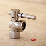 Fauceture 1/2-Inch FIP x 3/4-Inch Hose Thread Quarter-Turn Angle Shut-Off Valve, for Washing Machine