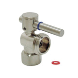 Fauceture 1/2-Inch IPS x 3/4-Inch Hose Thread Quarter-Turn Angle Stop Valve
