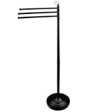 Vintage 40-Inch Freestanding Pedestal 3-Tier Towel Rack