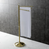 Vintage 40-Inch Freestanding Pedestal 3-Tier Towel Rack