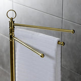 Vintage 40-Inch Freestanding Pedestal 3-Tier Towel Rack