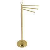 Vintage 40-Inch Freestanding Pedestal 3-Tier Towel Rack