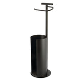 Continental Freestanding Toilet Paper Holder with Roll Storage and Phone Stand