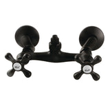 Vintage Wall-Mount Tub Filler Faucet with Riser Adapter