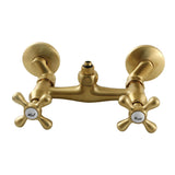 Vintage Wall-Mount Tub Filler Faucet with Riser Adapter