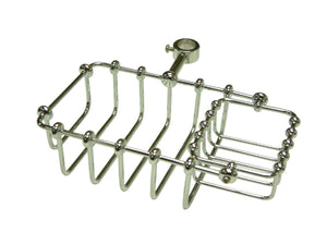 Vintage 7-Inch Riser Mount Soap and Sponge Holder