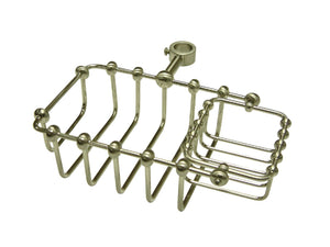 Vintage 7-Inch Riser Mount Soap and Sponge Holder