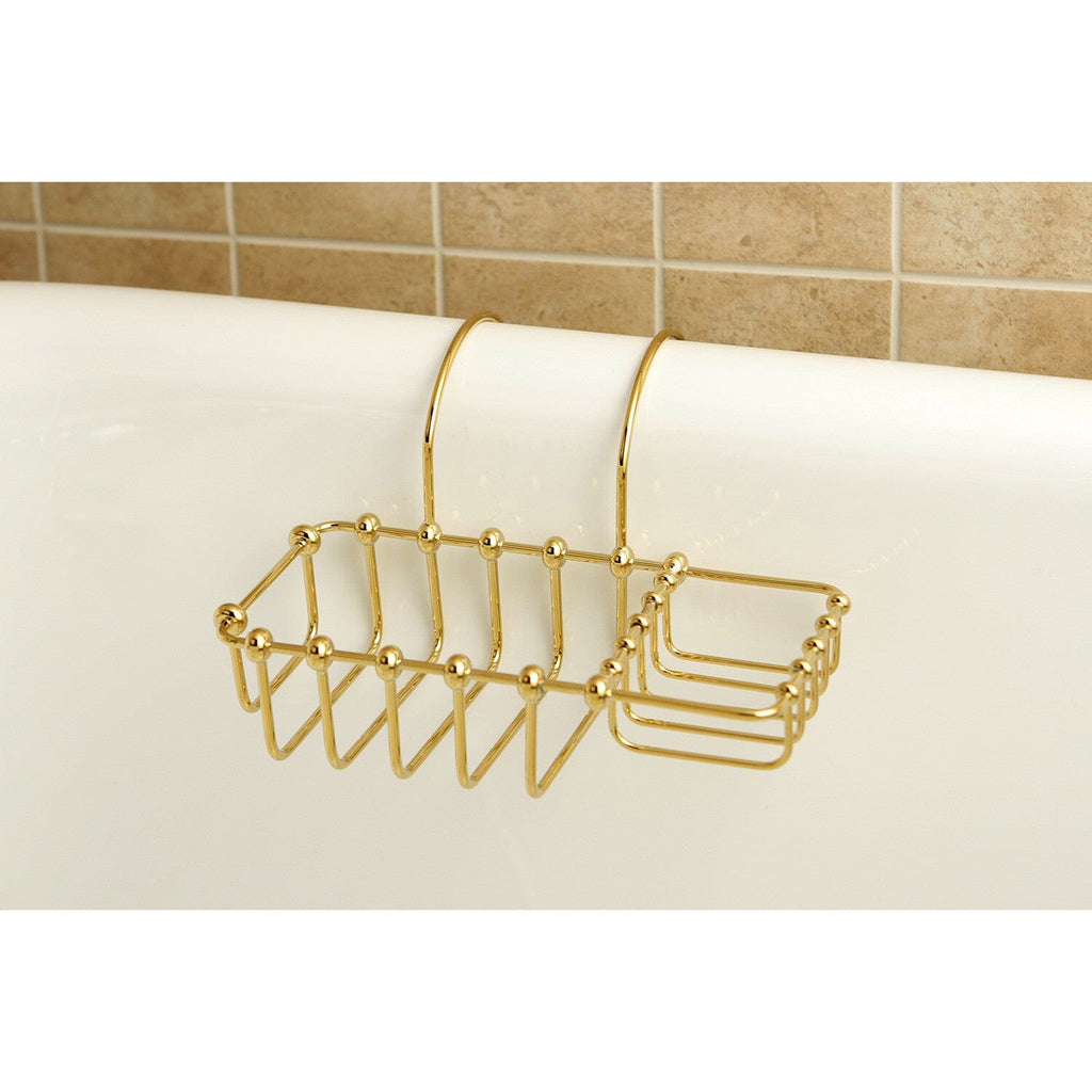 Vintage 8-3/8 Inch Clawfoot Tub Hanging Soap and Sponge Holder