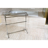 Vintage 30-Inch Freestanding Pedestal 4-Tier Towel Rack