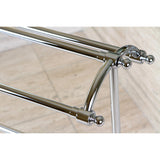 Vintage 30-Inch Freestanding Pedestal 4-Tier Towel Rack