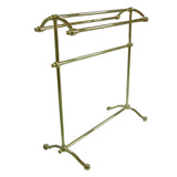 Vintage 30-Inch Freestanding Pedestal 4-Tier Towel Rack
