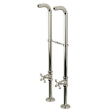 Kingston Freestanding Supply Line with Stop Valve and Handle