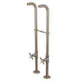 Kingston Freestanding Supply Line with Stop Valve and Handle