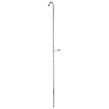 Vintage 62-Inch Shower Riser with Wall Support