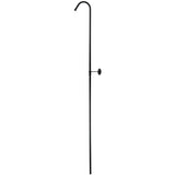 Vintage 62-Inch Shower Riser with Wall Support
