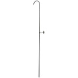 Vintage 62-Inch Shower Riser with Wall Support