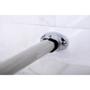 Edenscape 47-Inch to 60-Inch Adjustable Curved Shower Curtain Rod