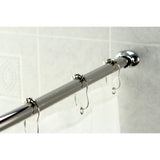 Edenscape 47-Inch to 60-Inch Adjustable Curved Shower Curtain Rod