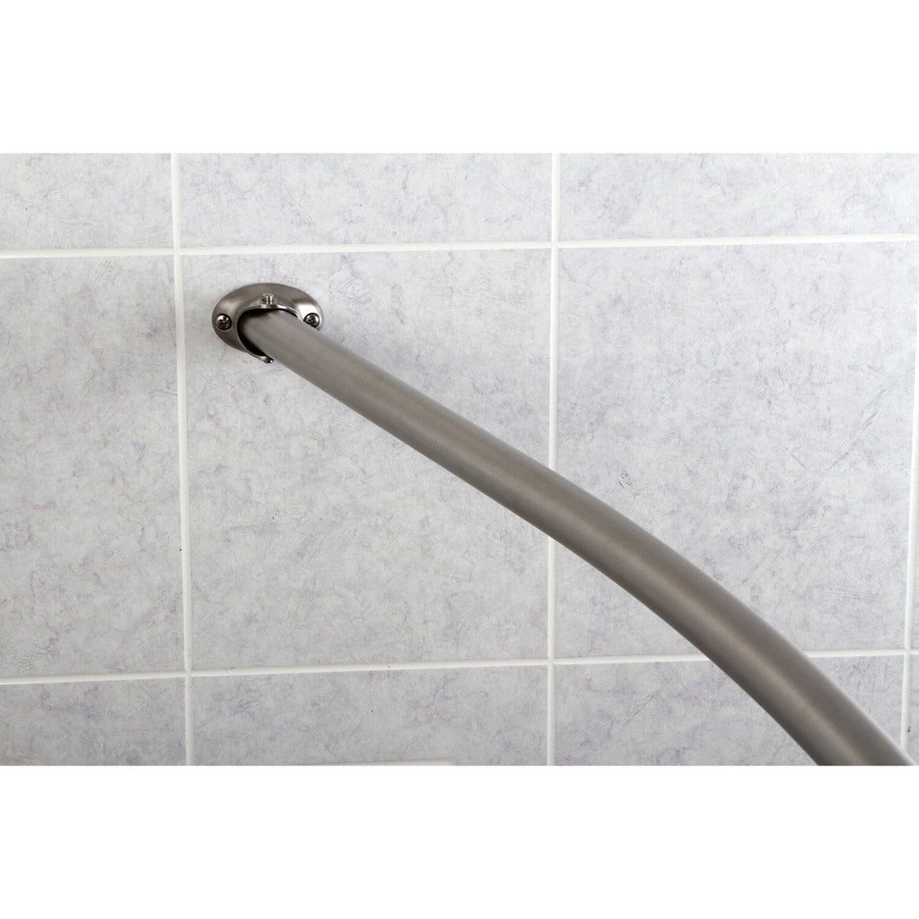 Edenscape 47-Inch to 60-Inch Adjustable Curved Shower Curtain Rod