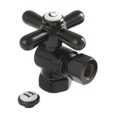 Vintage 3/8-Inch FIP x 3/8-Inch O.D. Comp Quarter-Turn Angle Shut-Off Valve