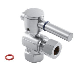 Concord 3/8-Inch FIP x 3/8-Inch O.D. Comp Quarter-Turn Angle Shut-Off Valve