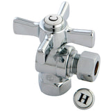 Millennium 3/8-Inch IPS x 3/8-Inch OD Compression Quarter-Turn Angle Stop Valve