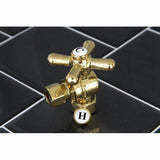 Vintage 3/8-Inch FIP x 3/8-Inch O.D. Comp Quarter-Turn Angle Shut-Off Valve