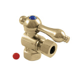 Vintage 3/8-Inch FIP x 3/8-Inch O.D. Comp Quarter-Turn Angle Shut-Off Valve